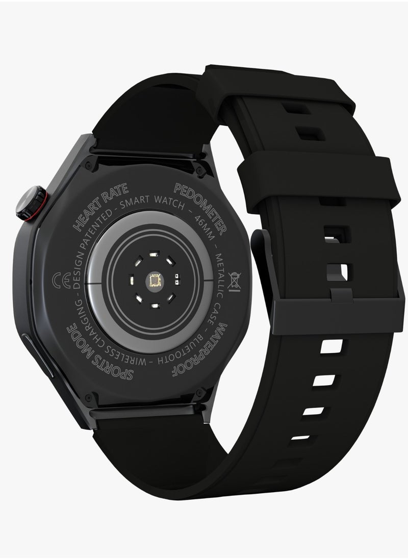 GREEN LION Smart Watch 1.43" AMOLED Tech Master / Bluetooth Calling / Message Notification / Navigation Support / NFC Support / Activity Tracker / Sport Mode / Voice Record / Heart Rate - Black  - Image 3