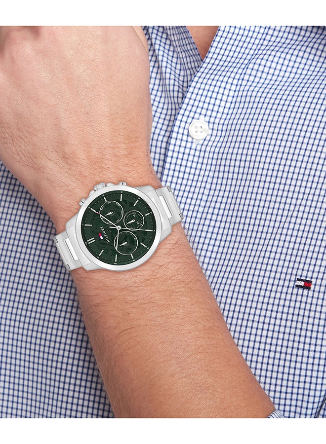 TOMMY HILFIGER ساعة تومى هيلفيغر التناظرية للرجال بحالة خضراء - 1710686 - Image 2