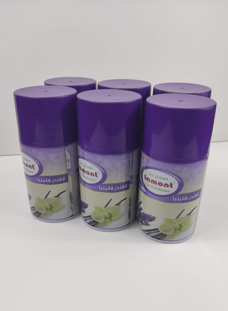 لامونت معطر بخاخ لامونت 6 قطع (لافندر فانيليا, 250 مل)