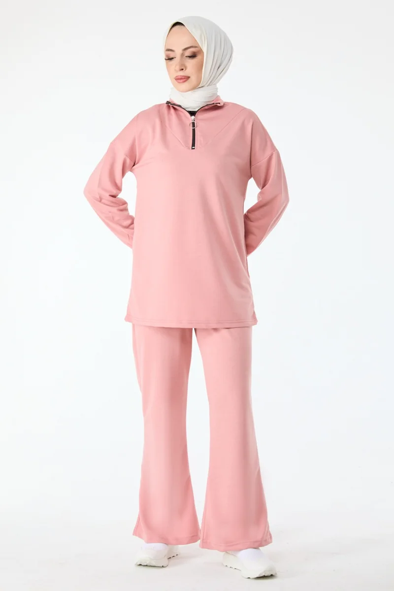 Tofisa 13074-Rose-Dried Tunic Trousers