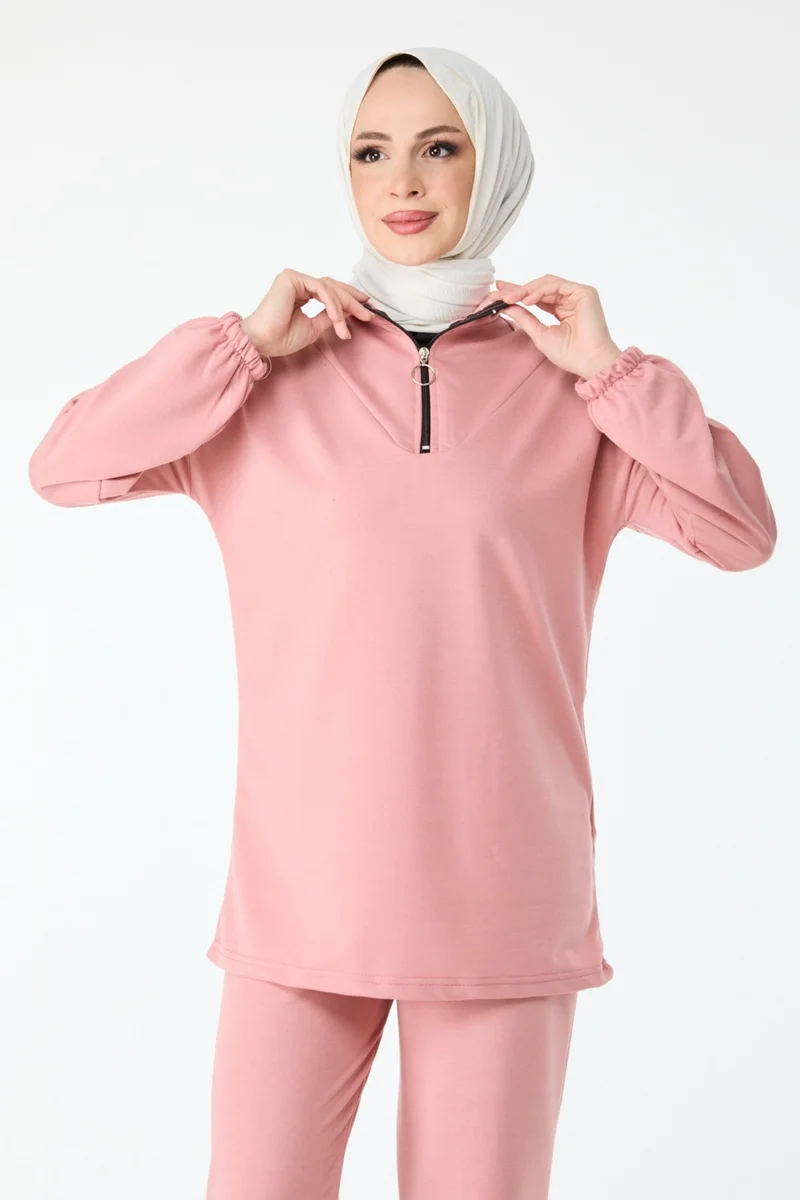Tofisa 13074-Rose-Dried Tunic Trousers