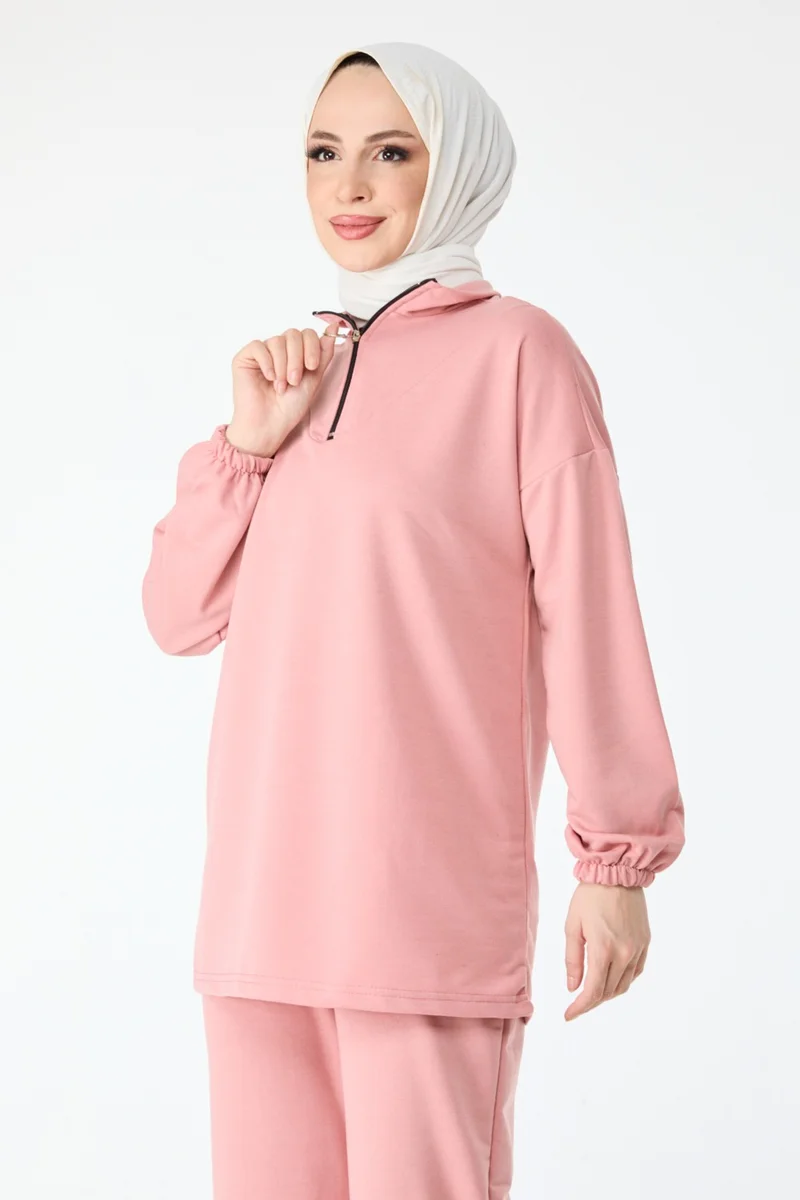 Tofisa 13074-Rose-Dried Tunic Trousers