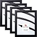 Craig Frames 1WB3BK 8 x 12 Inch Picture Frame, Black, Set of 4 - Image 2