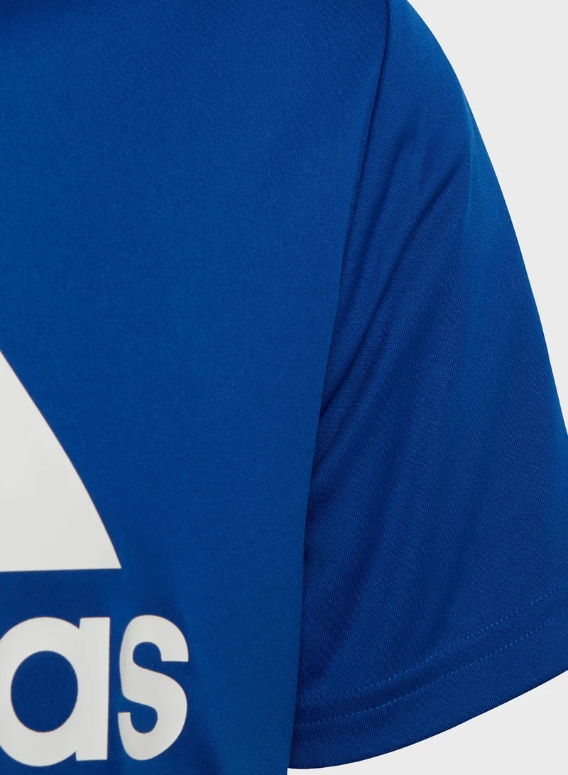 Adidas Youth Designed To Move Big Logo T-Shirt