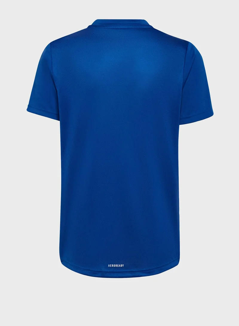 Adidas Youth Designed To Move Big Logo T-Shirt