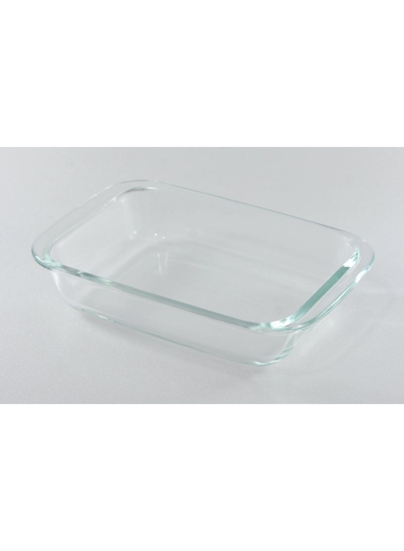 Homemaker Rectangular Glass Baking Dish, 0.7 Lt Capacity, 23X14.9 Cm Diameter, 4.8 Cm Height - Clear - Image 4