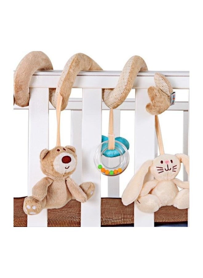 yongsheng - Rattles Playing On The Crib Hanging Bell Toy Set, Elegant Plush Toy for Cot Pram Crib Stroller with Hanging Rattles Soft Interactive Toy for Infants for Boys and Girls 1 Month + - Image 1
