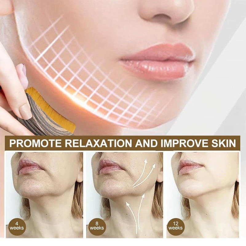 squishy 3Pcs Lymphatic Contour Face Brush, Lymphatic Drainage Tool,Facial Massage Set for Puffiness Reduction, Includes Lymphatic Brush, Gua Sha Tool for Jawline Contouring, Travel-Friendly Skincare Accessory - Image 3