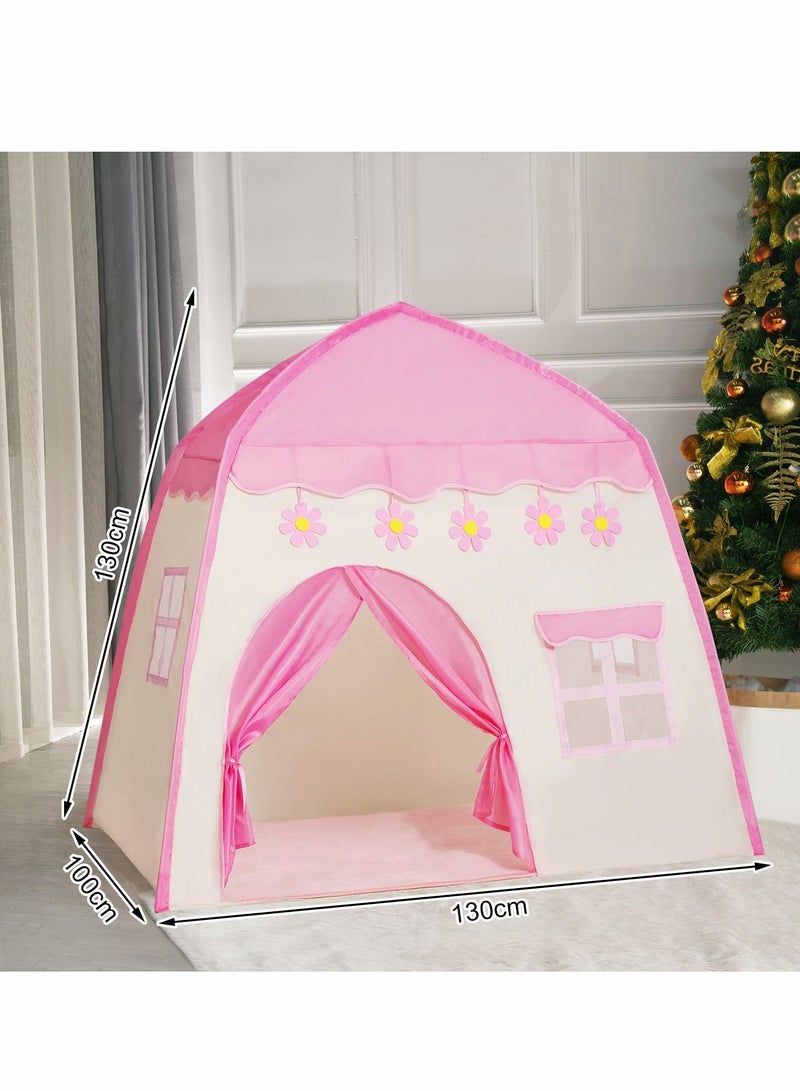 Excefore " Teepee Tent for Kids, Princess Castle Game Tent, Foldable Kids Play Tent , Children's Playhouse for Indoor & Outdoor, Best Gift for Children, Large Indoor/Outdoor Tent for Boys & Girls (Pink) " - Image 5