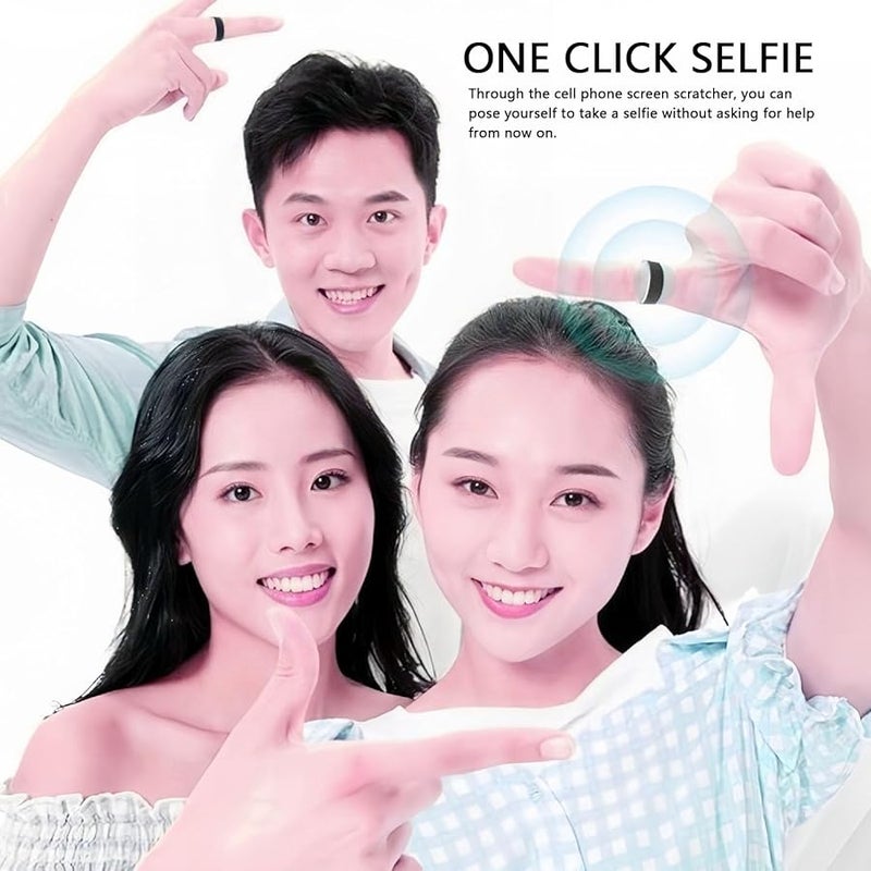 TikTok Bluetooth Remote Control Scrolling Ring For iPhone Android Smart Ring Size 17 - Image 5