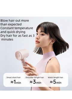 Laifen Leifen Three types of constant temperature, small and strong wind speed It does not hurt the hair, the appearance is high, and the milk tea color hair dryer is high  - Image 4