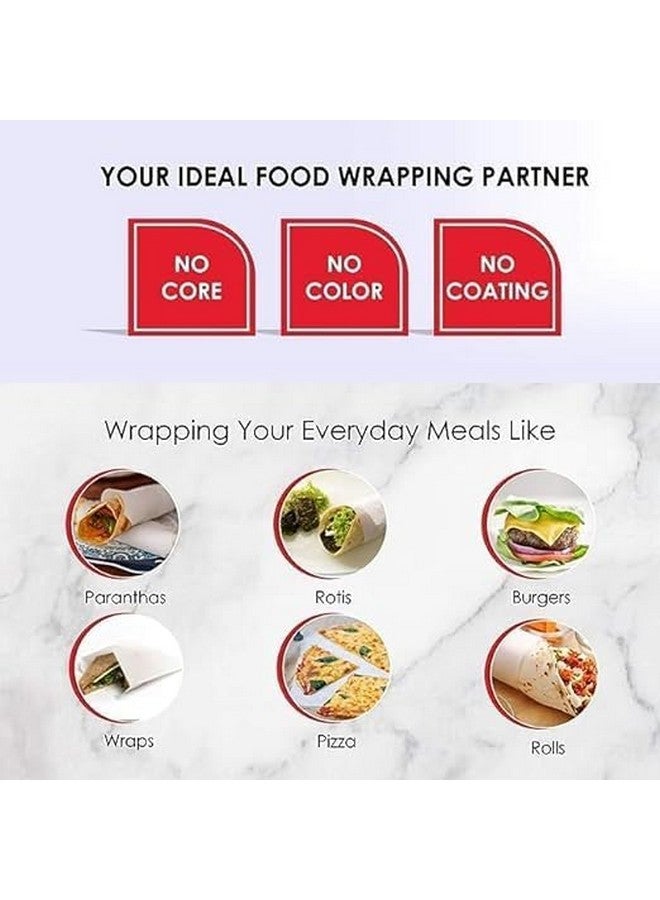 Radiant 25 Meters Food Wrapping Paper, Re-heatable Non Stick Paper,Premium Non-Stick Butter Wrapping Paper White, 28 cm x 25 m Roll (25 mtr) - Image 5