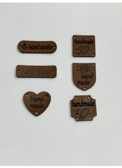 Karan Tuhafiye Handmade Leather Look Label / Set of 6  - Image 1