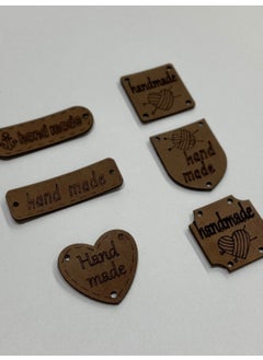 Karan Tuhafiye Handmade Leather Look Label / Set of 6  - Image 2