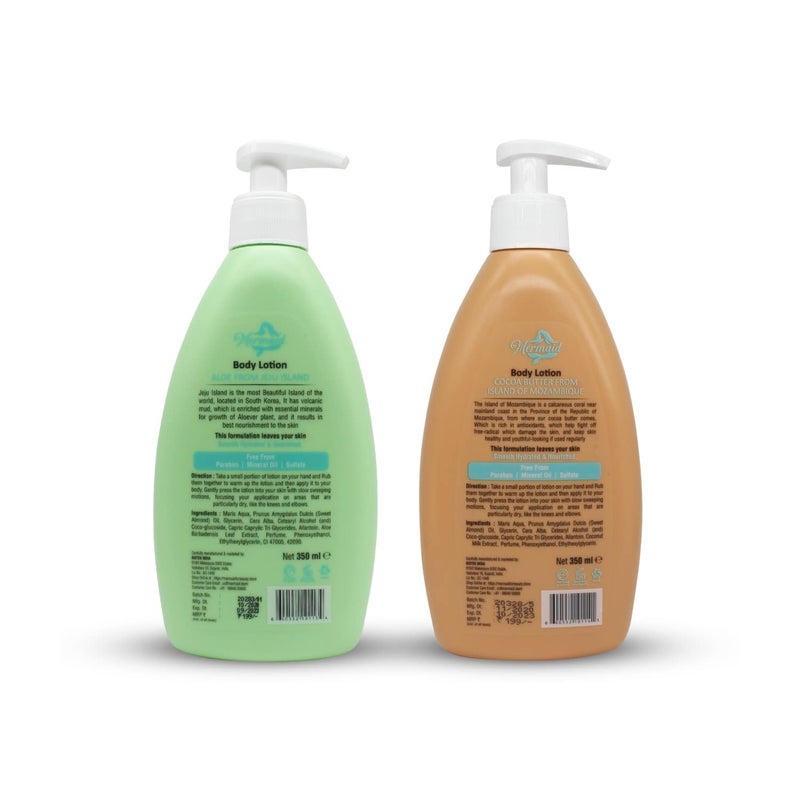 Mermaid Moisturizer Bundle 2 Pack Mermaid Aloe  Mermaid Cocoa Butter Special - Image 2
