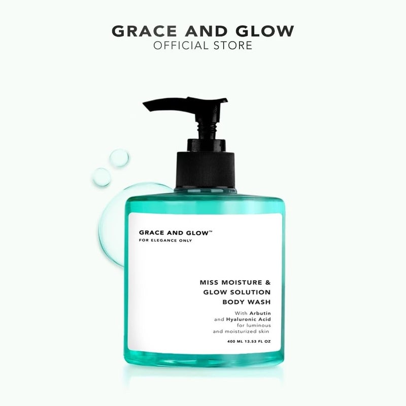 Grace and Glow Miss Moisture Glow Solution Body Wash 400ml - Image 2