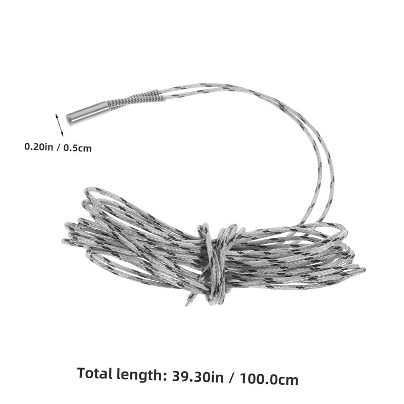 2 قطعة 6x20 مم 24 فولت 50 واط أنبوب سخان سيراميك عالي الحرارة لرأس الطارد J - Image 3