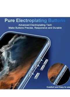 Magnetic Samsung Galaxy S22 Plus, Magnetic Case, Compatible with MagSafe Wireless Charging, Anti-Scratch Bumper Cover (Clear), TPU - PC  - Image 5