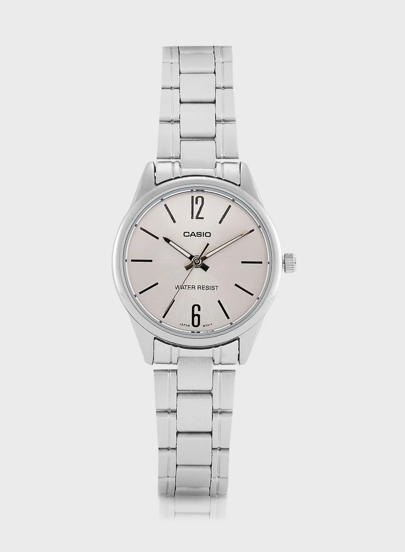 CASIO Steel Strap Analog Watch