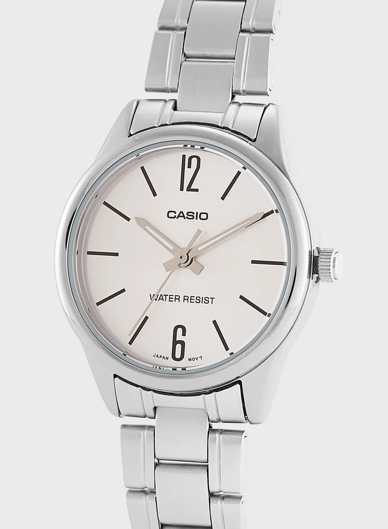 CASIO Steel Strap Analog Watch