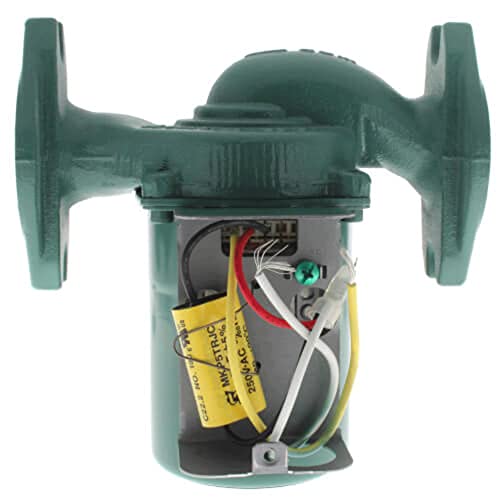 Taco 007-F5 Cast Iron Circulator, 1/25 HP Pump with Universal Pump Flange Gaskets and Wire Gland, Green - Image 4