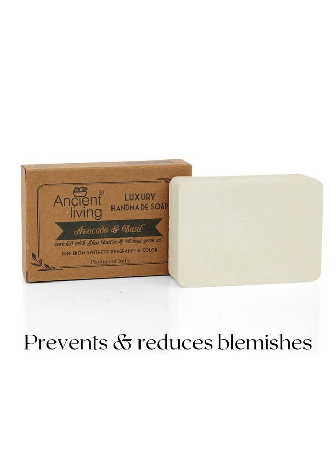Ancient Living Luxury Handmade Moisturizing | Deep Cleansing | Exfoliating Bathing Organic Soaps Hydrating | Daily Use Suitable For Dry Skin - 4 Soaps - 100 Gm Each  - Image 5