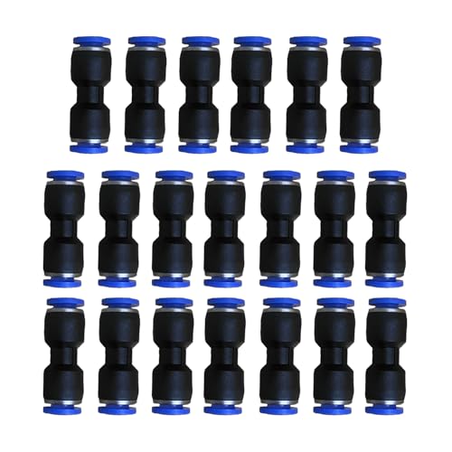 ROZESAZZ 14 OD Pneumatic quick Connector Push to Connect fittings Straight UnionCoupler Pack of 20 - Image 1