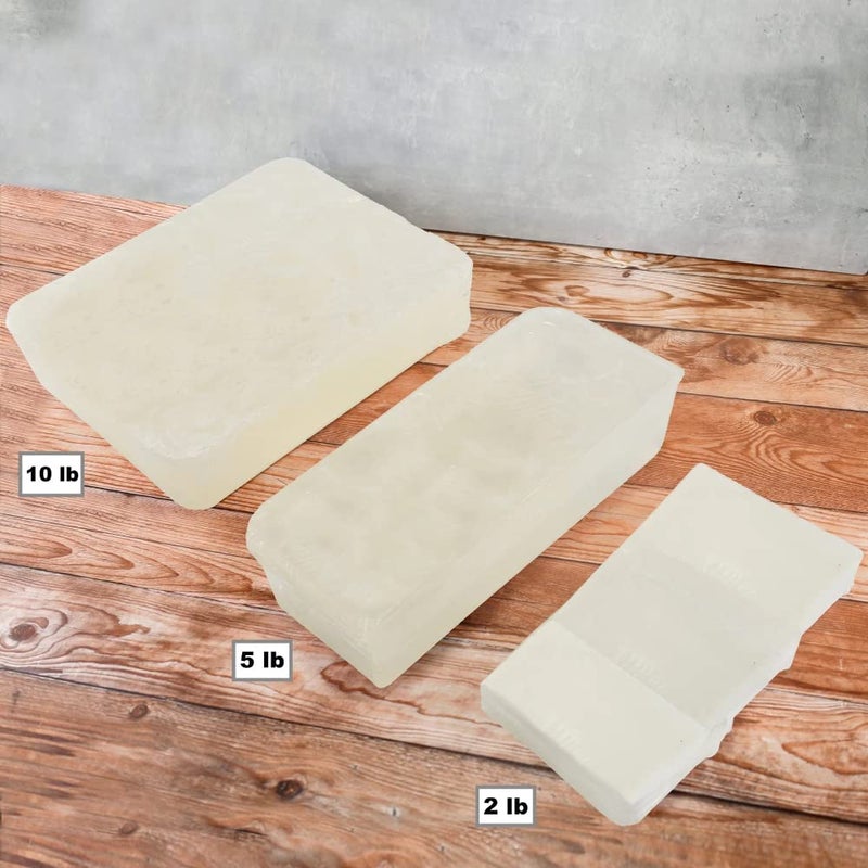 Primal Elements Aloe Soap Base - Moisturizing Melt and Pour Glycerin Soap Base for Crafting and Soap Making, Easy to Cut - 5 Pound - Image 3