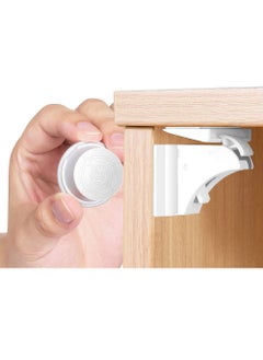 ONETO Baby Safety Magnetic Cabinet Lock For Cabinets and Drawers Child Proofing Cupboard Latches With 4 Locks And 1 Key  - Image 3