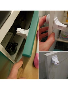 ONETO Baby Safety Magnetic Cabinet Lock For Cabinets and Drawers Child Proofing Cupboard Latches With 4 Locks And 1 Key  - Image 5