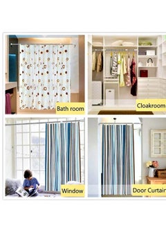 Lavish Shower Curtain Rod, Stainless Steel Adjustable 39.4 Inch to 78.7  (110*220 CM) Curtain Rod No Drilling  - Image 4