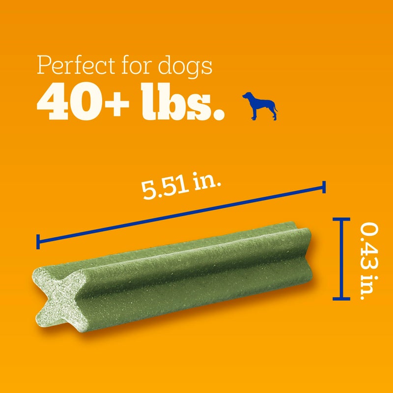 Pedigree Dentastix Large Breed Dog Treats, Fresh Flavor, 1.87 lb. Bag (36 Treats) - Image 4