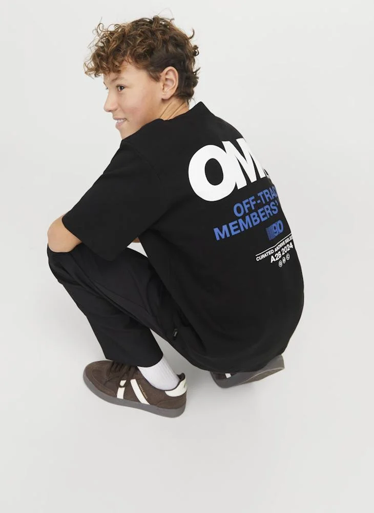 جاك وجونز جونيور Kids Jcoreflex Crew Neck Styd T-Shirt