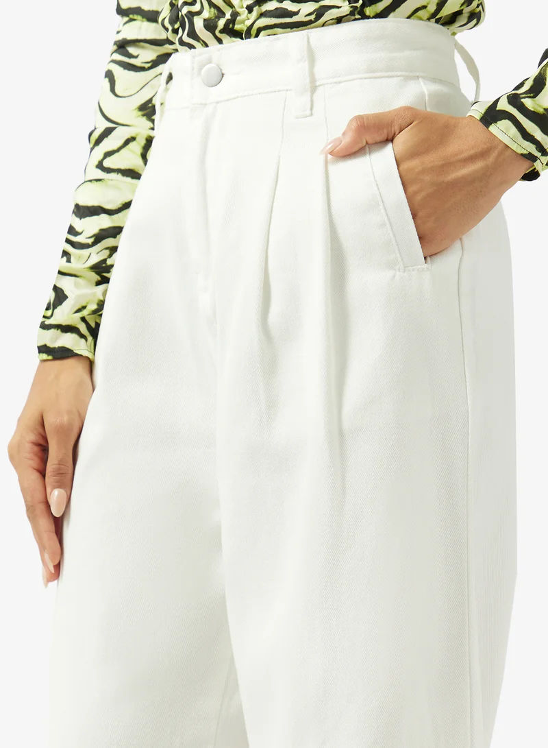 Ginger  High Rise Wide Leg Jeans for Women | Best Price UAE