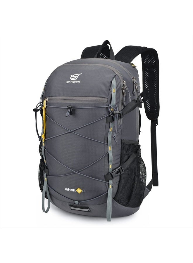 SKYSPER Packable Hiking Backpack 30L Lightweight Daypack Travel Backpacks for Women Men（Darkgrey）  - Image 1