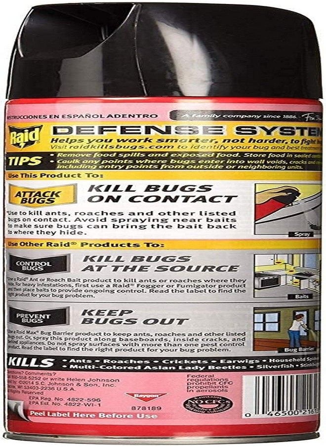RAID Raid Ant and Roach Killer Outdoor Fresh, 17.5 OZ, Pack of 3  - Image 1