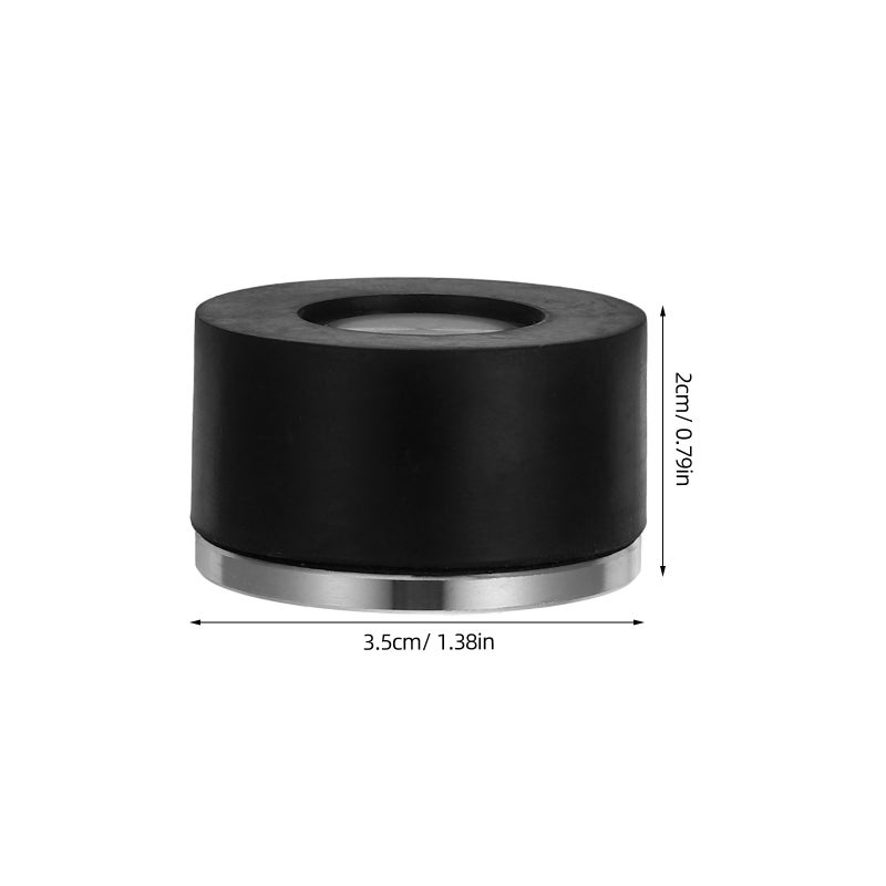 Heavy Duty Door Cylindrical Floor Door Stainless Steel Door with Rubber Bumper Safety Floor Mount Doorstop with Screws - Image 3