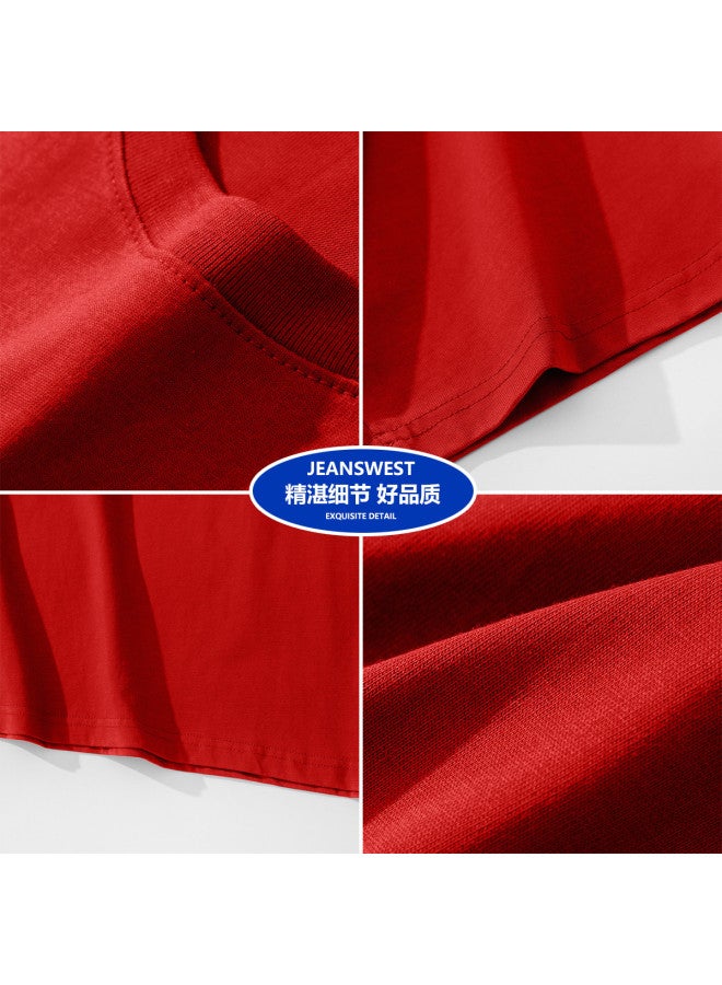 Jeanswest Women'S Short Sleeve T-Shirt, Pure Cotton, Loose Fit, Slimming, Versatile, Simple Basic Casual Tee Top - Image 5