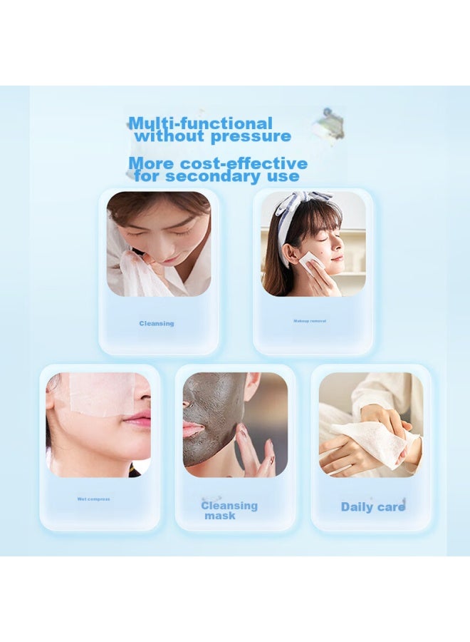 Matern'Ella Zichu Baby Soft Wipes, Rice Germ Dry And Wet Dual-use Baby Gentle Face Wipes, Cloud-soft Wipes, 80 Sheets * 6 Packs - Image 3
