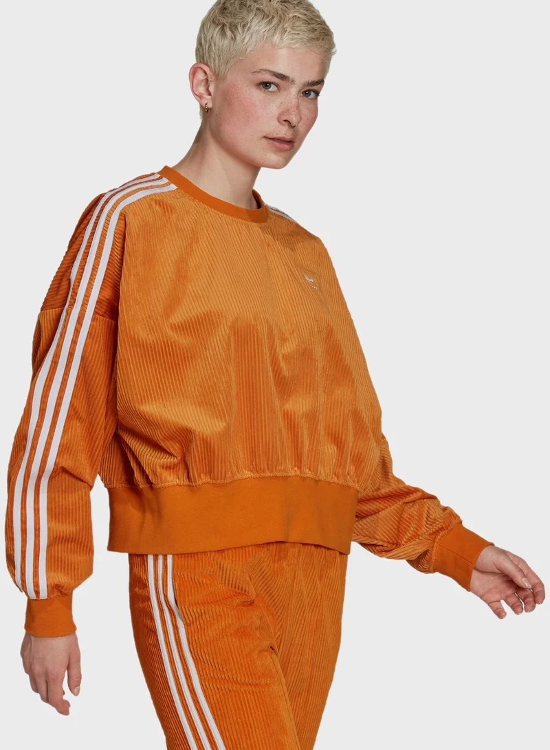 adidas Originals  3 Stripe Sweatshirt for Women | Best Price UAE
