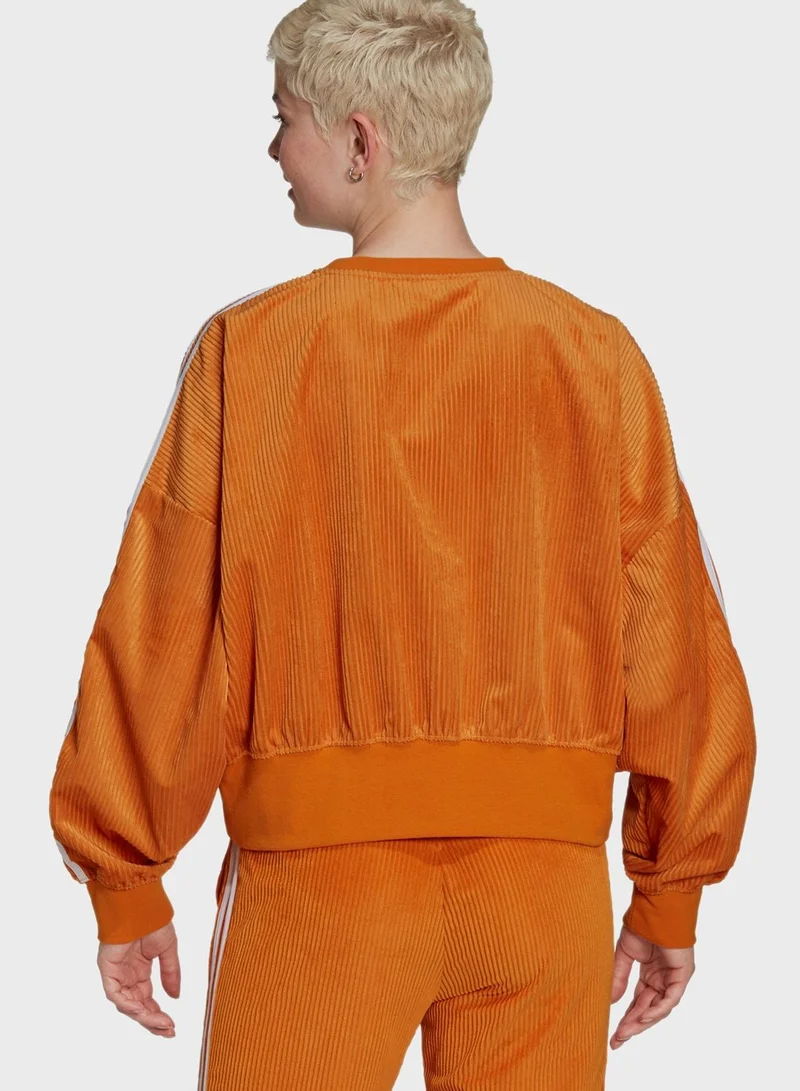 adidas Originals  3 Stripe Sweatshirt for Women | Best Price UAE