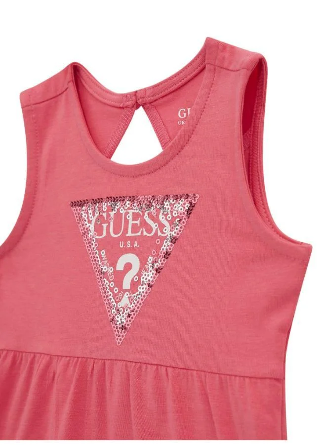GUESS Kids Sangallo Dress And Pantie Sets