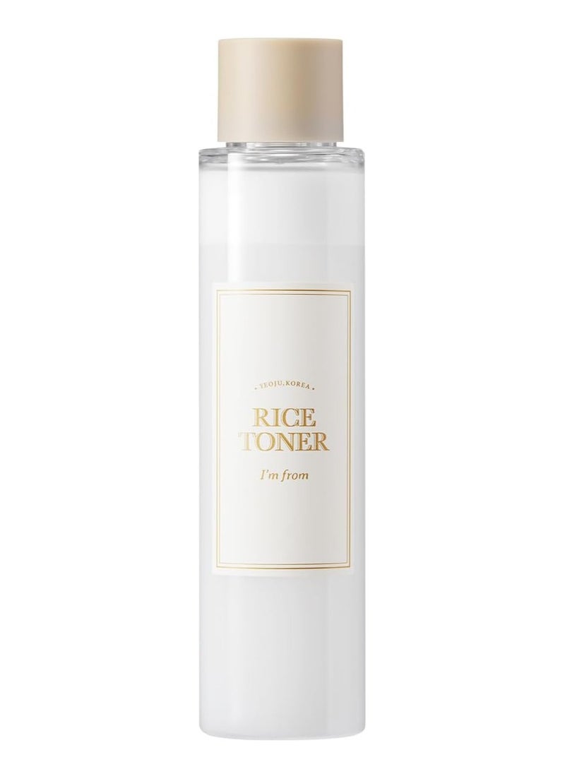 I'M FROM I'm from Rice Toner, Milky Toner for Glowing Skin, 77.78% Korean Rice, Glow Essence with Niacinamide, Hydrating for Dry, Dull, Combination Skin, Vegan, Fragrance Free, Glass Skin 5.07 Fl Oz 