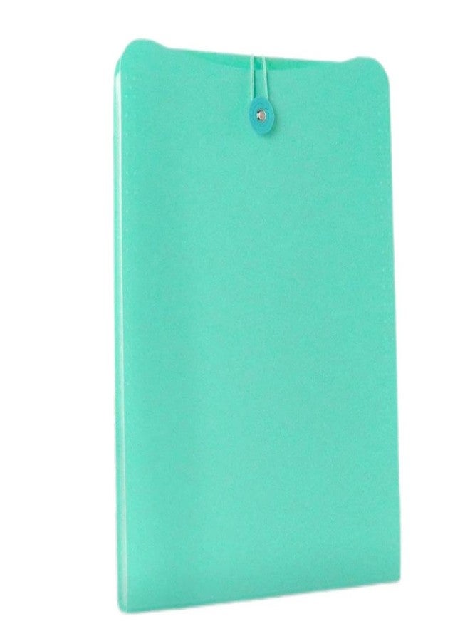 Eitonbu Vertical Expanding Accordion Folder with 7 Pockets Paperwork Organizer Document Wallet Briefcase Business File Organizer Bag A4 Letter Size Elastic Rope Closure Green - Image 1