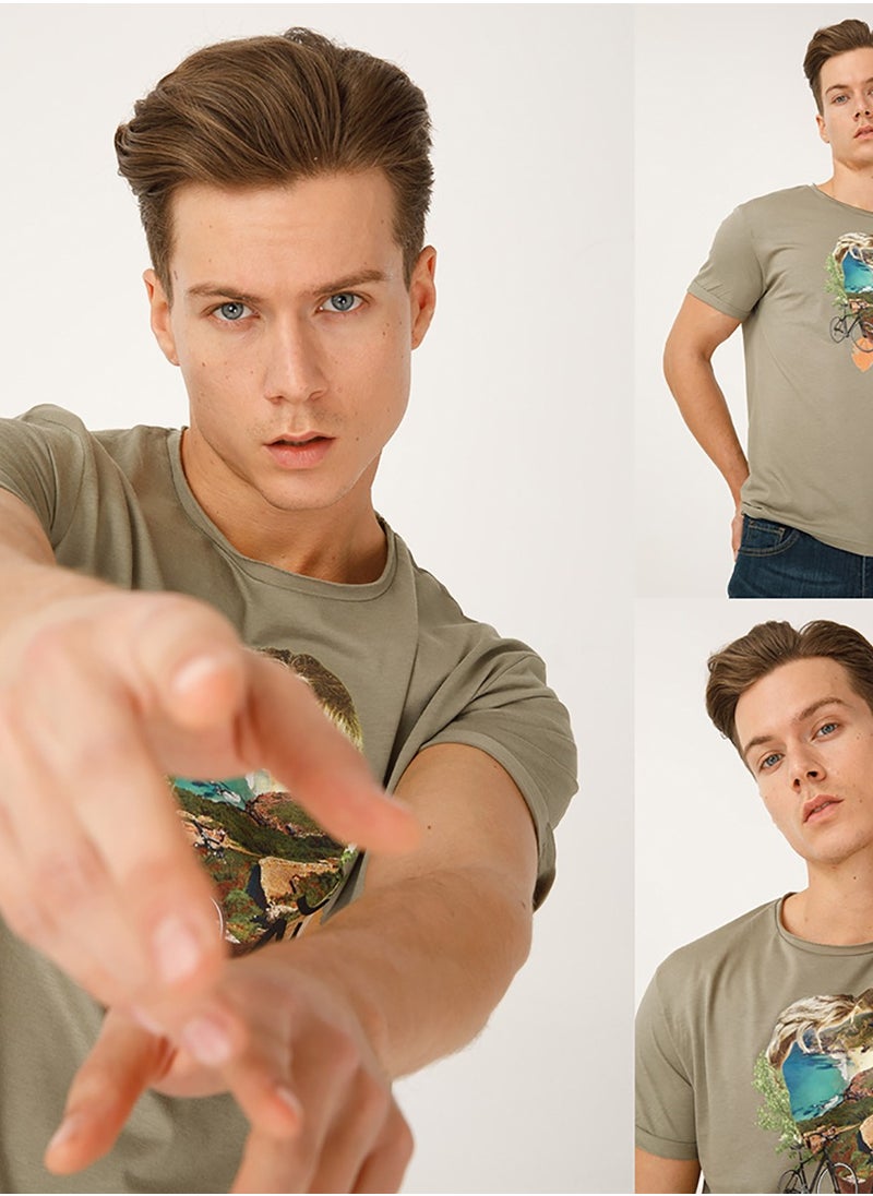 Biggdesign Nature Bicycle Crew Neck T-Shirt-Xl Size  - Image 3