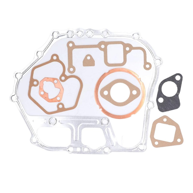 9 Piece Gasket Repair Set Compatible with 186FA and GX390 Power Machinery, Engine Gasket Kit for Generator Lawn Mower Troweling Machine and Car Washer, Copper and Aluminum - Image 1