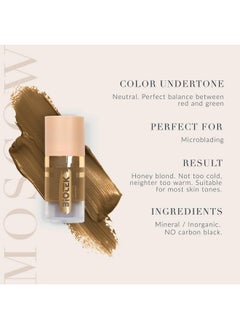 Biotek Brow Pigment For Permanent Makeup - Neutral Blond Color For Eyebrows - Inorganic Creamy - Made In Italy - Moscow 0,24 Fl.Oz.  - Image 1
