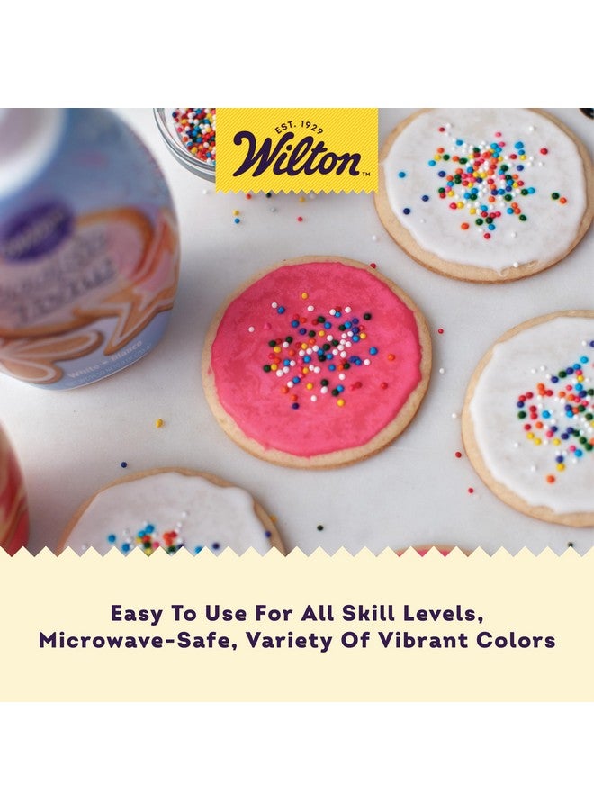 ويلتون زينة البسكويت من ويلتون - سريعة وسهلة الاستخدام وجاهزة لتزيين الكيك والبسكويت، 9 أونصة، أبيض - Image 2