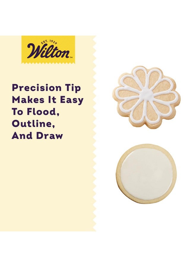 ويلتون زينة البسكويت من ويلتون - سريعة وسهلة الاستخدام وجاهزة لتزيين الكيك والبسكويت، 9 أونصة، أبيض - Image 3