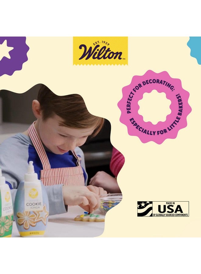 ويلتون زينة البسكويت من ويلتون - سريعة وسهلة الاستخدام وجاهزة لتزيين الكيك والبسكويت، 9 أونصة، أبيض - Image 4